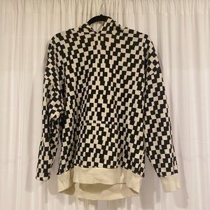 Checker Pattern Hoodie